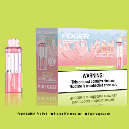 Foger Switch Pro: Frozen Watermelon 30K Puffs Vape Foger Switch Pro: Frozen Watermelon 30K Puffs Vape