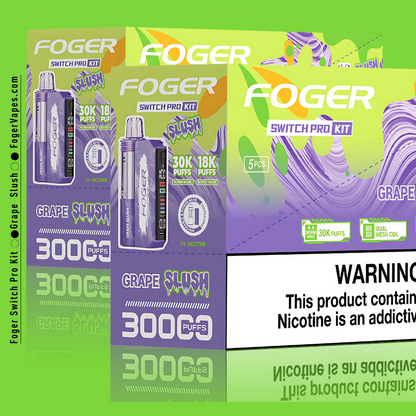 Grape Slush Foger Switch Pro 30K Puffs Grape Slush Foger Switch Pro 30K Puffs