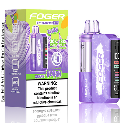 Grape Slush Foger Switch Pro 30K Puffs Grape Slush Foger Switch Pro 30K Puffs