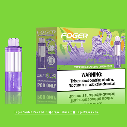 Grape Slush Foger Pod: Icy Grape Vape Flavor Grape Slush Foger Pod: Icy Grape Vape Flavor