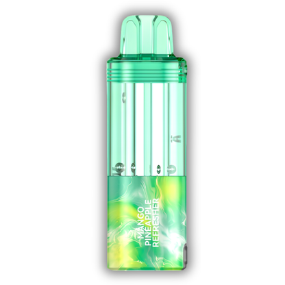 Mango Pineapple Refresher Foger Switch Pro Pod 30K puffs tropical disposable vape in green swirl finish