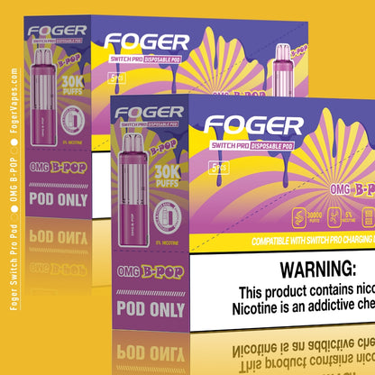 Foger Vapes: Discover OMG B-POP Switch Pro Pod 30K Puffs Foger Vapes: Discover OMG B-POP Switch Pro Pod 30K Puffs