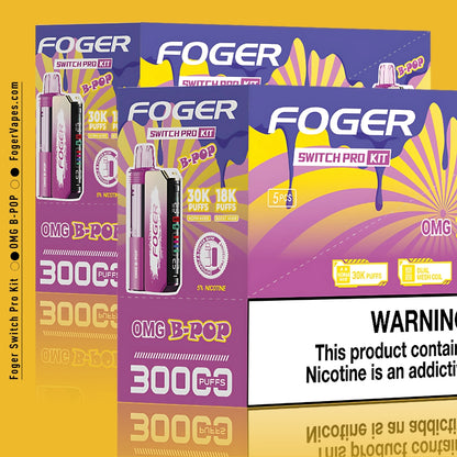 Experience 30K Puffs: Foger Switch Pro Kit & Flavor Options Experience 30K Puffs: Foger Switch Pro Kit & Flavor Options