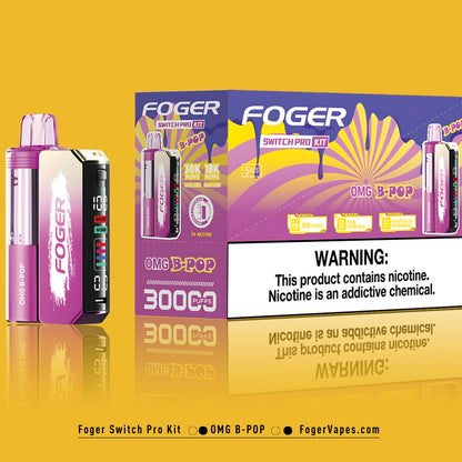 Experience 30K Puffs: Foger Switch Pro Kit & Flavor Options Experience 30K Puffs: Foger Switch Pro Kit & Flavor Options