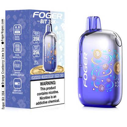 Orange Cranberry Lime Ice – Foger Bit 35K Puffs