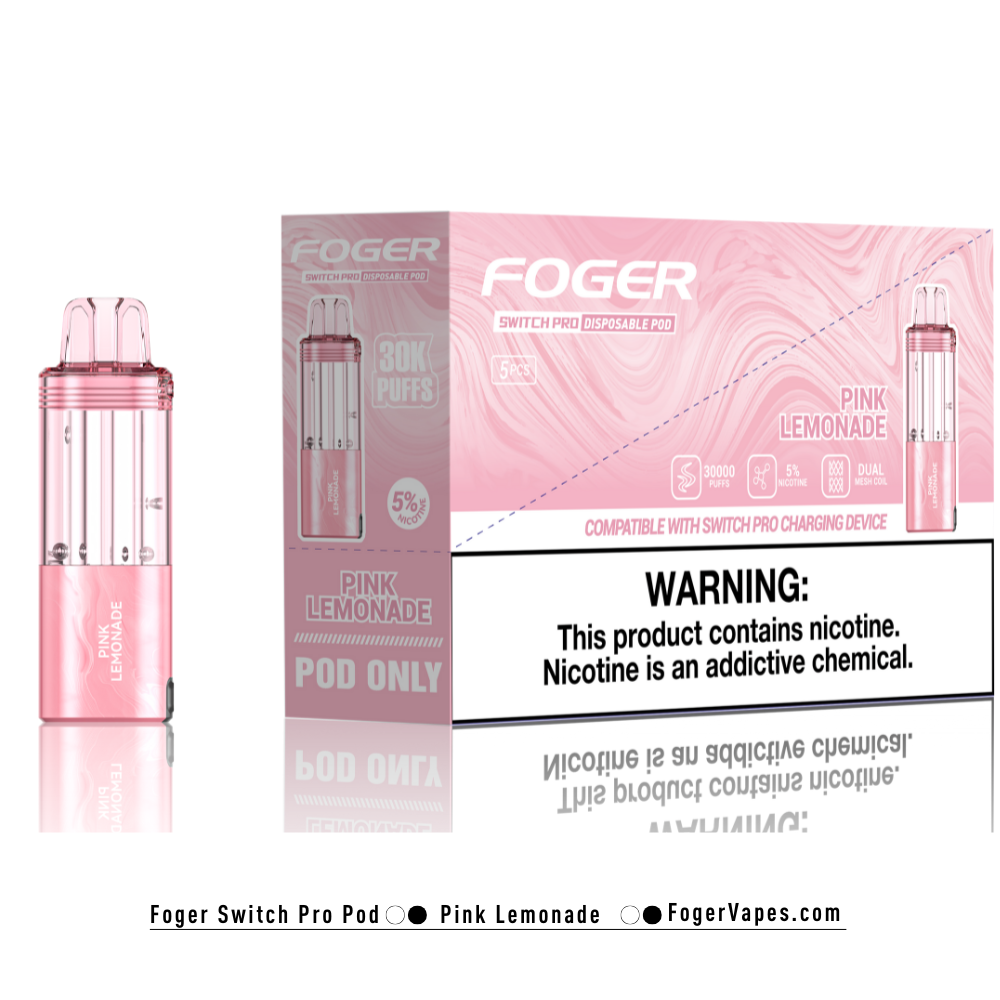 Pink Lemonade – Foger Switch Pro Pod | 30K Puffs