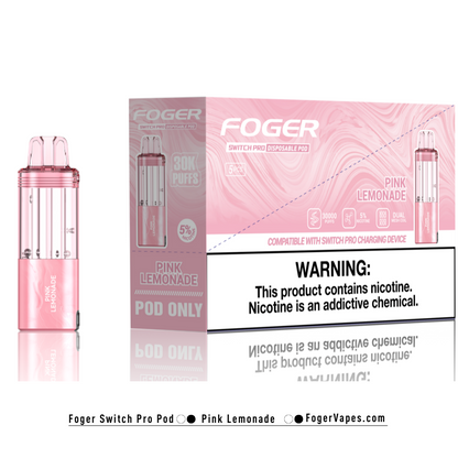 Pink Lemonade – Foger Switch Pro Pod | 30K Puffs