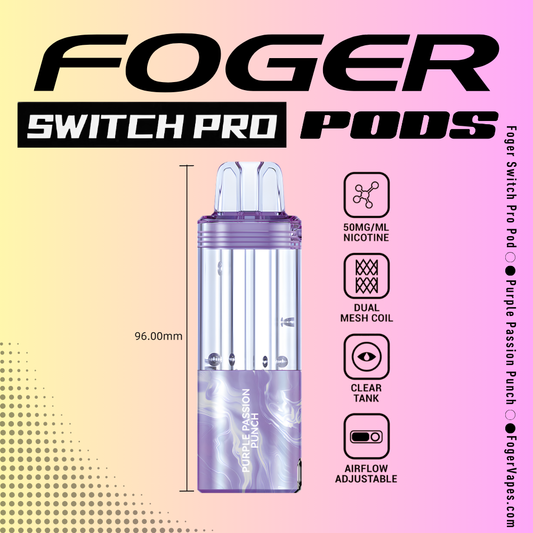 Purple Passion Punch – Foger Switch Pro Pod | 30K Puffs
