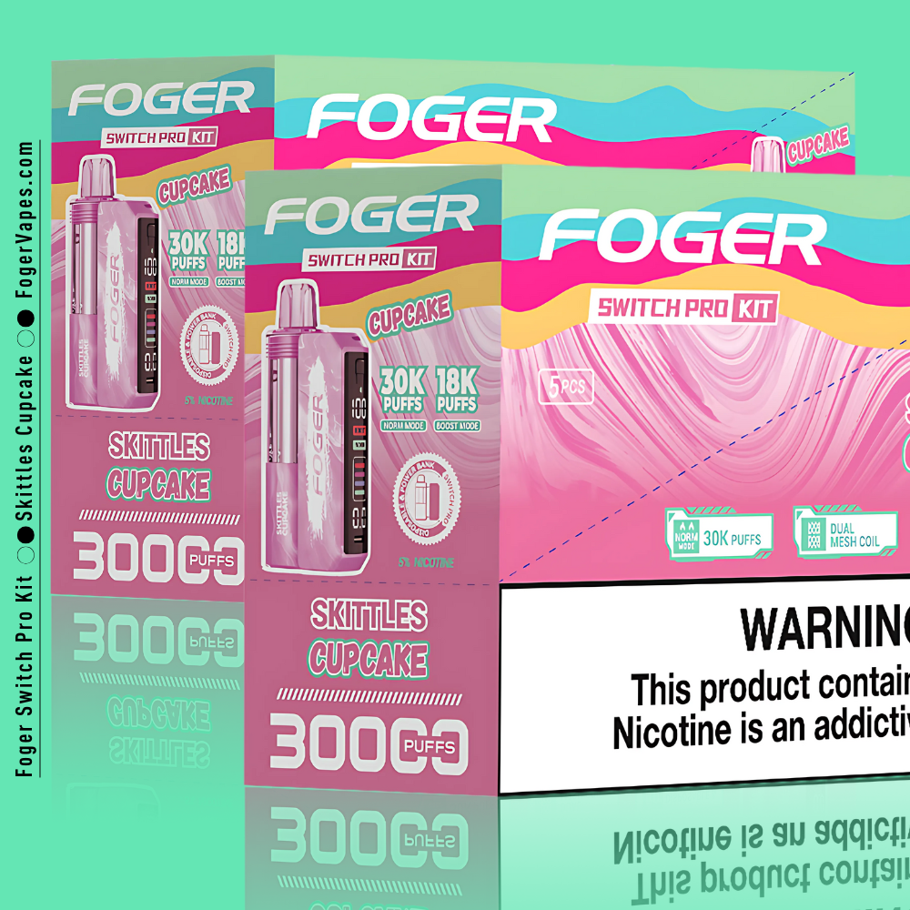 Skittles Cupcake – Foger Switch Pro Kit | 30K Puffs