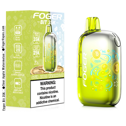 Sour Apple Watermelon – Foger Bit 35K Puffs