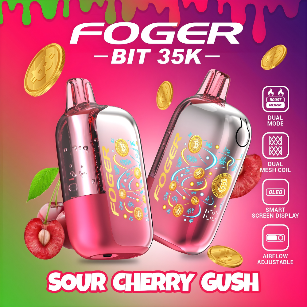 Sour Cherry Gush – Foger Bit 35K Puffs