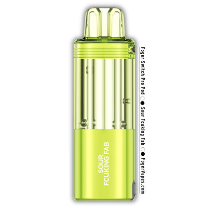 Sour Fcuking Fab Foger Switch Pro Pod 30K Puffs Sour Fcuking Fab Foger Switch Pro Pod 30K Puffs