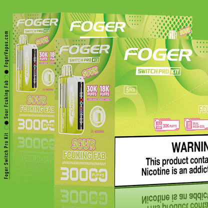 Get the Foger Switch Pro Kit: 30K Puffs of Flavor Fun Get the Foger Switch Pro Kit: 30K Puffs of Flavor Fun
