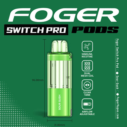 Explore Sour Gush Foger Switch Pro Pod 30K Flavorful Puffs Explore Sour Gush Foger Switch Pro Pod 30K Flavorful Puffs