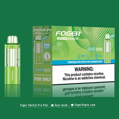 Explore Sour Gush Foger Switch Pro Pod 30K Flavorful Puffs Explore Sour Gush Foger Switch Pro Pod 30K Flavorful Puffs