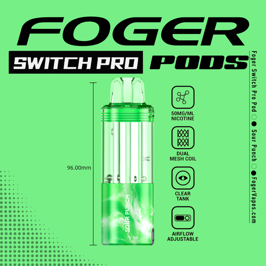 Sour Punch Foger Switch Pro Pod | 30K Puffs