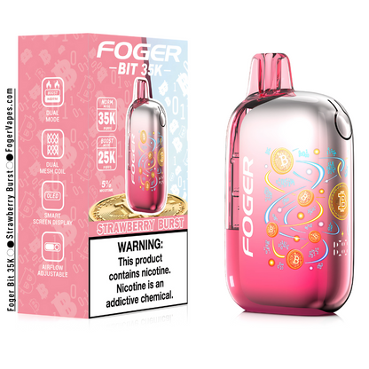 Strawberry Burst | Foger Bit 35K Vape 35,000 Puffs Strawberry Burst | Foger Bit 35K Vape 35,000 Puffs