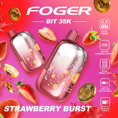Strawberry Burst 35K Vape: Foger Bit Flavor Strawberry Burst 35K Vape: Foger Bit Flavor