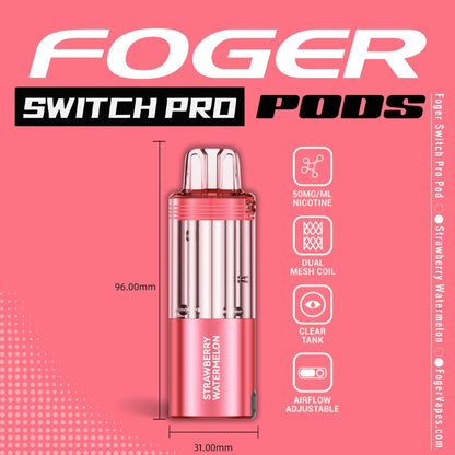 watermelon vape flavors Strawberry Watermelon Foger Switch Pro Pod – 30K Puffs!