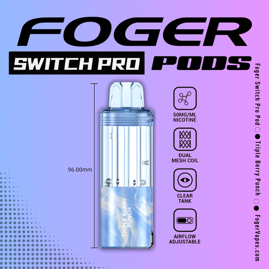 Triple Berry Punch – Foger Switch Pro Pod | 30K Puffs