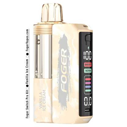 Vanilla Ice Cream – Foger Switch Pro Kit | 30K Puffs