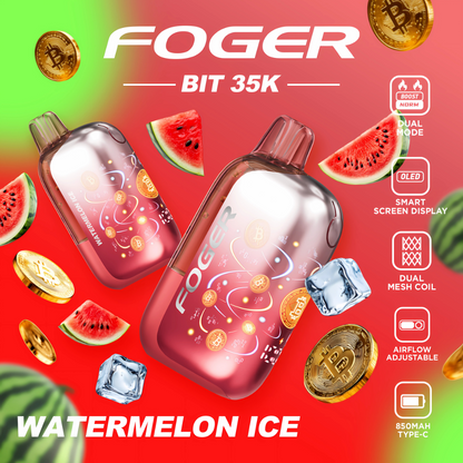 Watermelon Ice Foger Bit 35K Vape: Cool Flavor Watermelon Ice Foger Bit 35K Vape: Cool Flavor