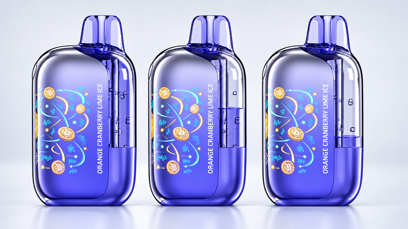 Foger Bit 35K transparent tank showing the e-liquid level through the body